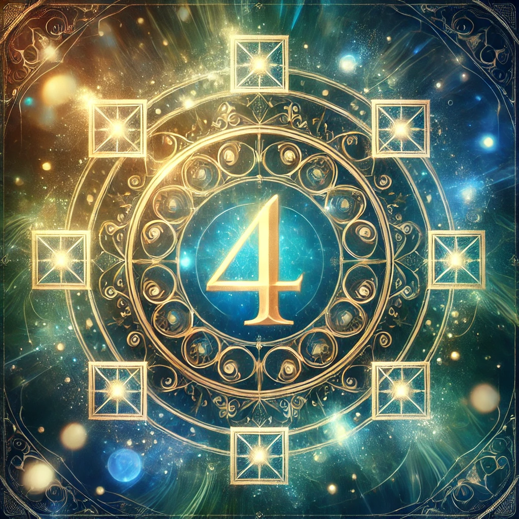 Étude du 4 en Numérologie Cosmique© 